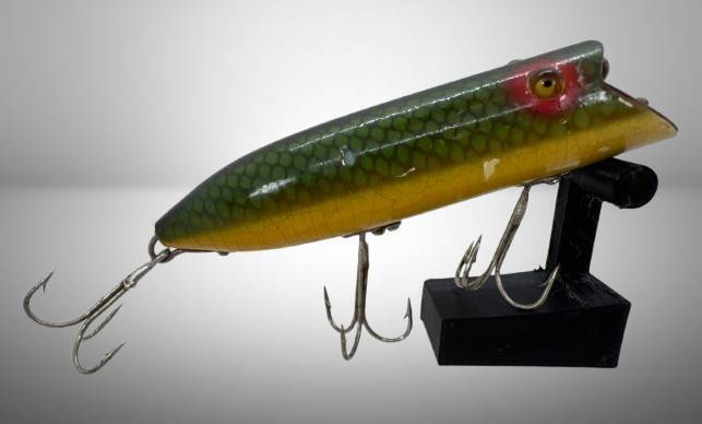Heddon #8509D Green Scale Basser Fishing Lure