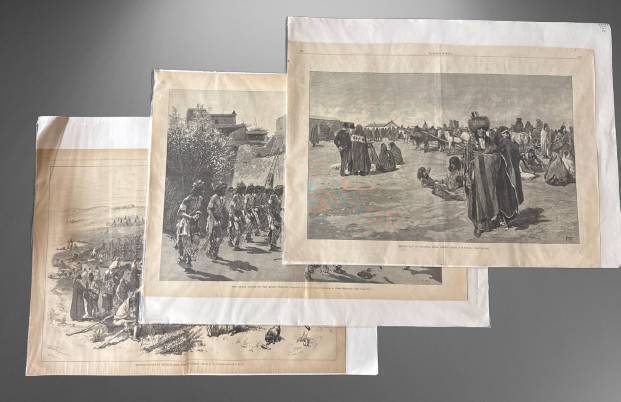 19th-Century Illustrated Frontier/Western Prints Collection