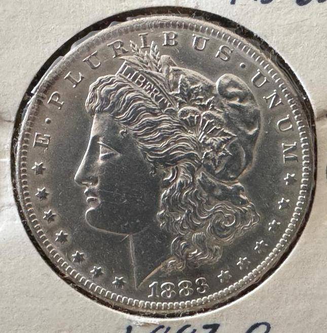 1883-O Morgan Silver Dollar in XF Condition