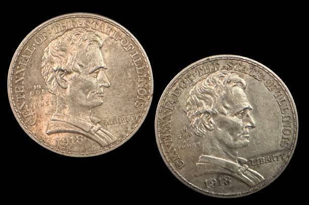 (2) 1918 Illinois Centennial Half Dollars