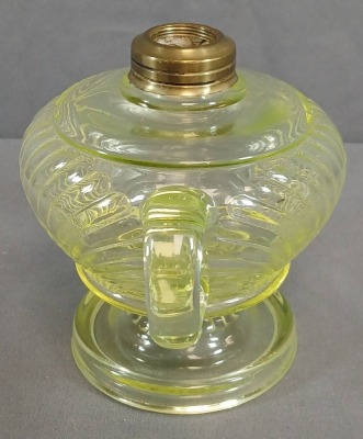 Vaseline Glass Oil Finger Lamp - 5