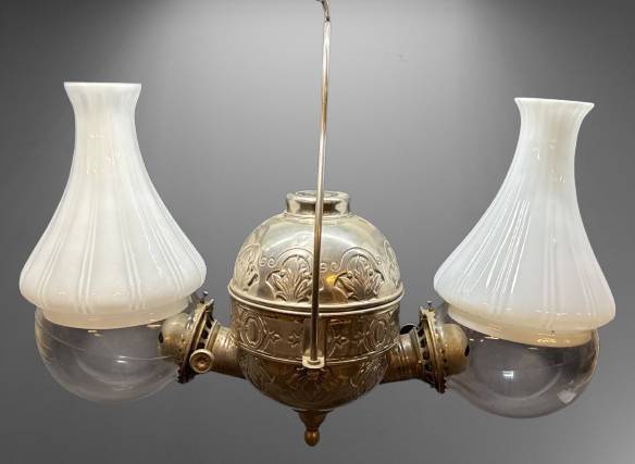Angle Lamp Co. Dual-Side Hanging Lamp