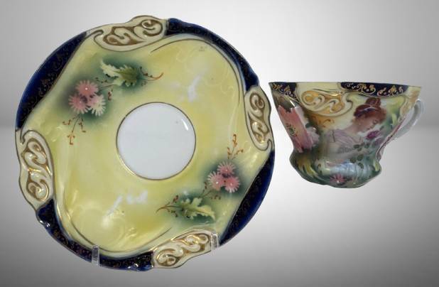 Prov Saxe/ES Germany Cup and Saucer Set