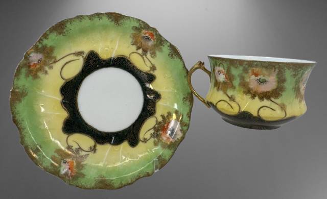 Royal Saxe Germany Cup and Saucer Set