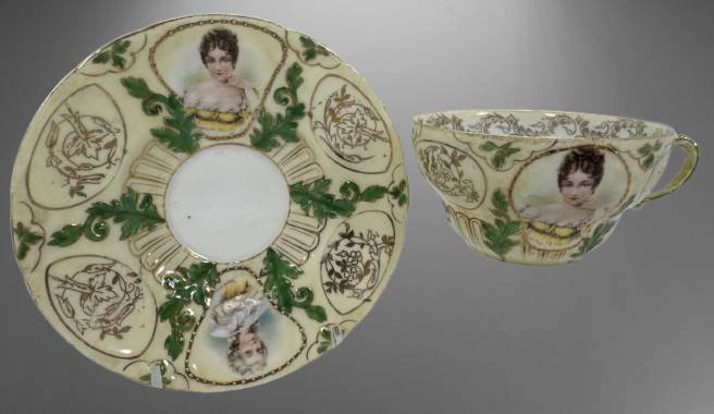 Royal Saxe Germany Cup and Saucer Set