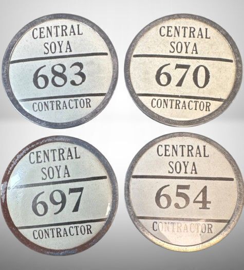 Four Central Soya Contractor Badges