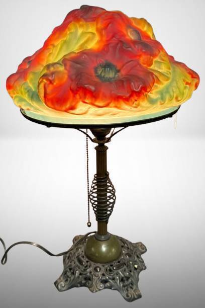 Edward Miller & Co. Table Lamp With Puffy Shade