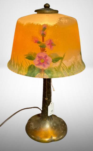 Handel Table Lamp with Floral Design Shade