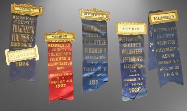 Westchester County Firemen"s Association Ribbons