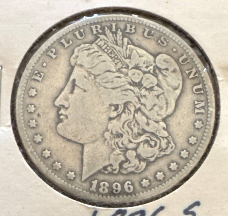 1896-S Morgan Silver Dollar Coin