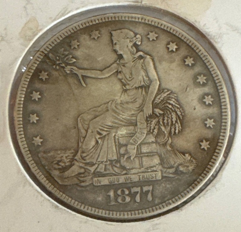 1877 United States Trade Dollar Coin