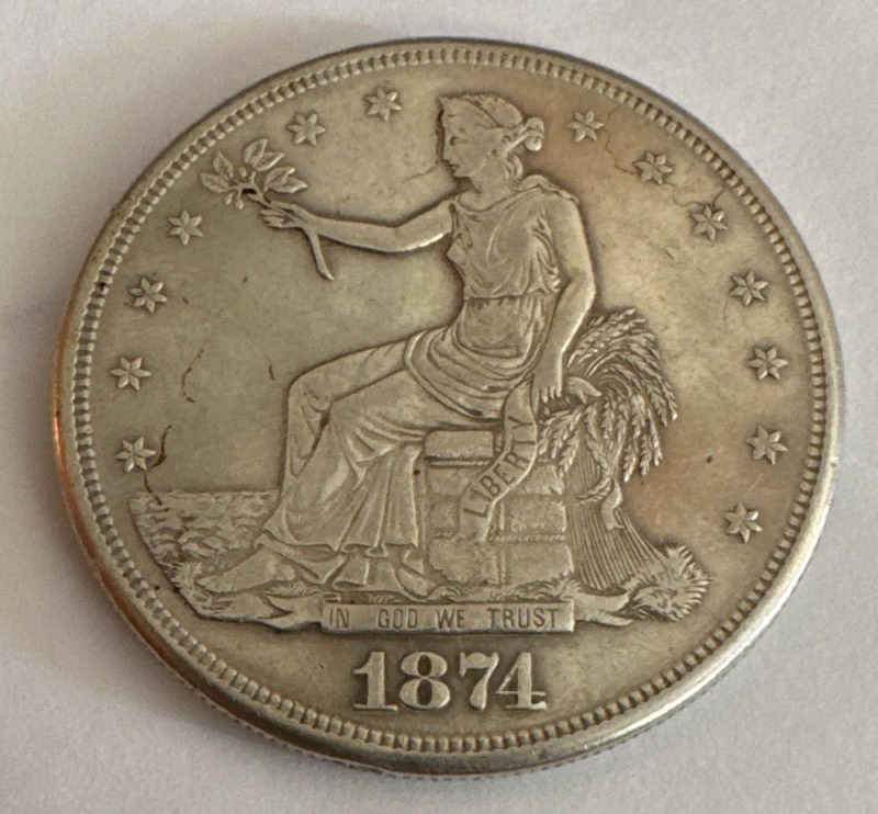 1874-S United States Trade Dollar