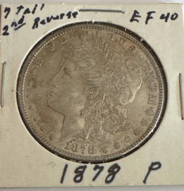 1878-P Morgan Silver Dollar EF40