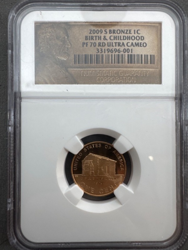 2009-S Bronze 1 Cent PF70 RD Ultra Cameo "Birth and Childhood"