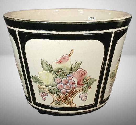 Weller Rosemont Jardiniere with Fruit Design
