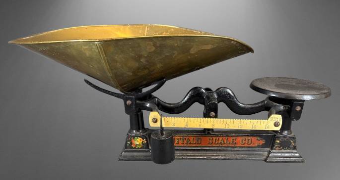 Buffalo Scale Co. Metal Balance Scale