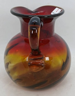 Handblown Amberina 4.25-Inch Pitcher - 2