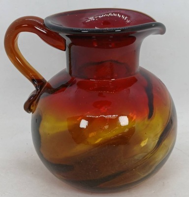 Handblown Amberina 4.25-Inch Pitcher - 3
