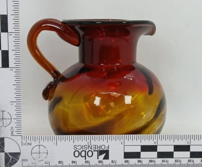 Handblown Amberina 4.25-Inch Pitcher - 6