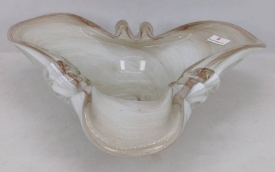 Murano Glass Ashtray with Swirl Design - 2