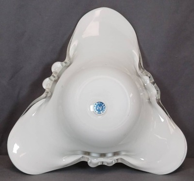 Murano Glass Ashtray with Swirl Design - 5