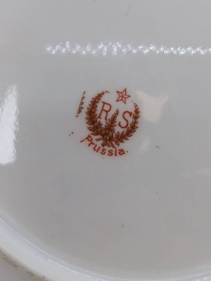 RS Prussia Floral Bowl - 5