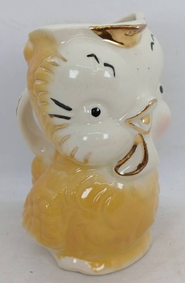 Shawnee Pottery Chick Milk Pitcher