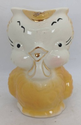 Shawnee Pottery Chick Milk Pitcher - 5