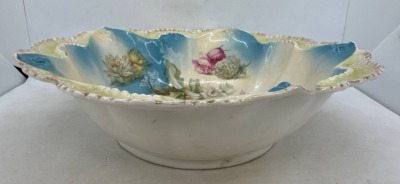 RS Prussia Porcelain Bowl with Floral Design - 2