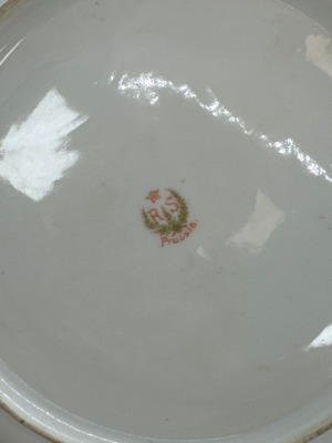 RS Prussia Porcelain Bowl with Floral Design - 4