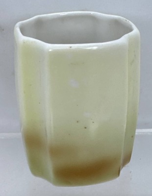 Porcelain Handpainted Toothpick Holder - 3
