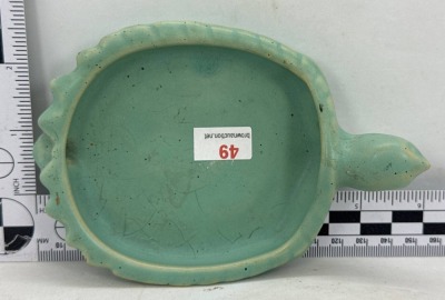 Weller Pottery Novelty Line Turtle Tray - 5
