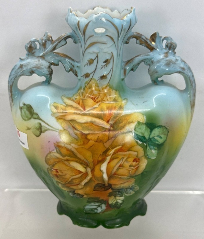 Royal Bayreuth Bavaria Hand-Painted Vase
