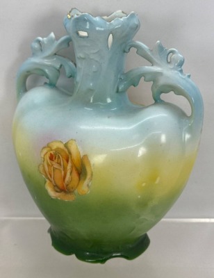 Royal Bayreuth Bavaria Hand-Painted Vase - 3