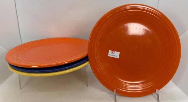 Four Fiesta 7.5"d Salad Plates