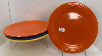 Four Fiesta 7.5"d Salad Plates