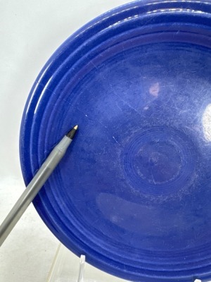 Four Fiesta 7.5"d Salad Plates - 5