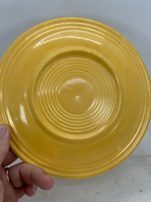 Four Fiesta 7.5"d Salad Plates - 8
