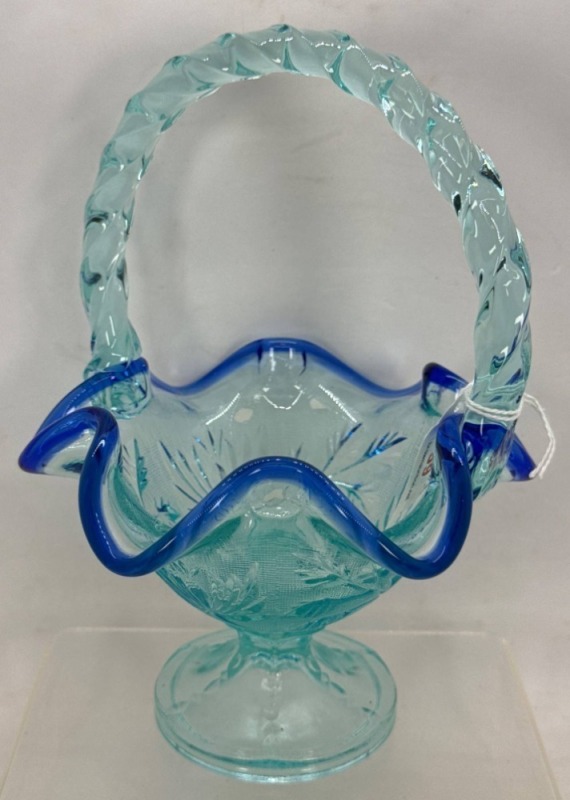 Fenton Tranquility Glass Basket