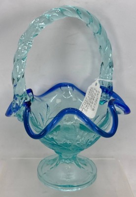 Fenton Tranquility Glass Basket - 2
