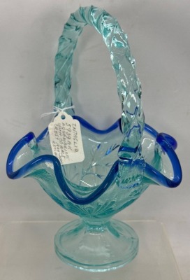 Fenton Tranquility Glass Basket - 3