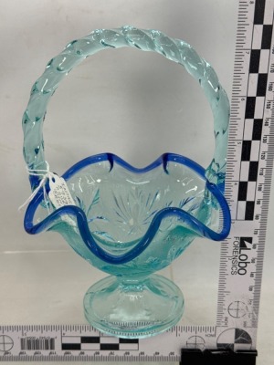 Fenton Tranquility Glass Basket - 4