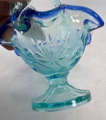 Fenton Tranquility Glass Basket - 5