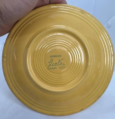 Four Fiesta 7.5"d Salad Plates - 4