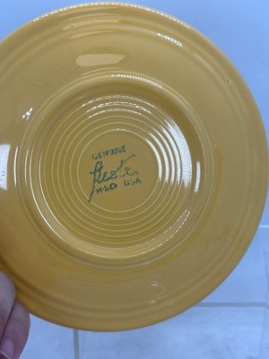 Four Fiesta 7.5"d Salad Plates - 11