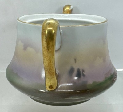 Royal Bayreuth Bavaria Handled Sugar Bowl - 3