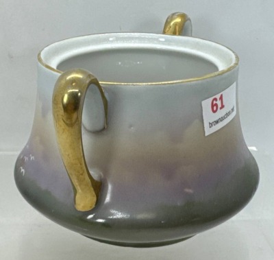 Royal Bayreuth Bavaria Handled Sugar Bowl - 5