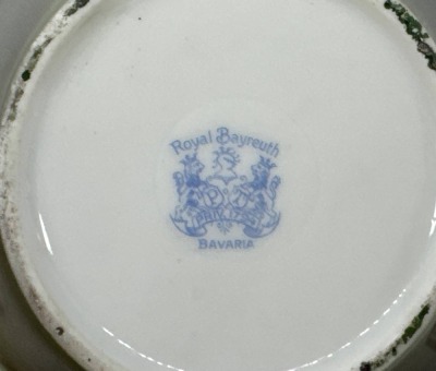 Royal Bayreuth Bavaria Handled Sugar Bowl - 6