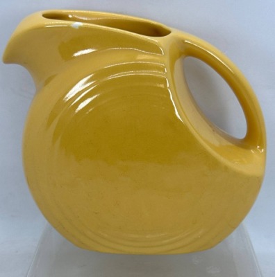 Fiesta Disc Pitcher in Yellow Glaze - 3