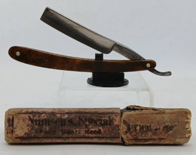 Frederick Reynolds Straight Razor with Box